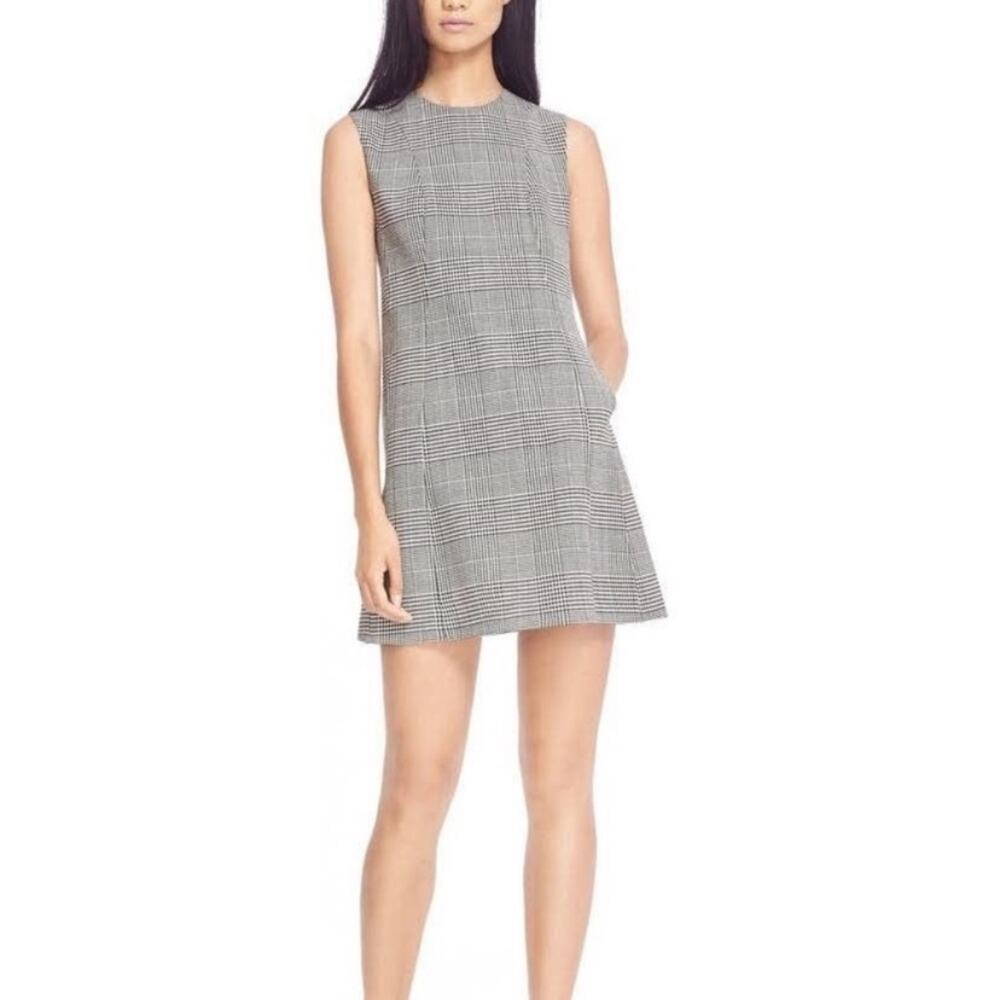 Theory Helaina Portland Plaid Shift Dress